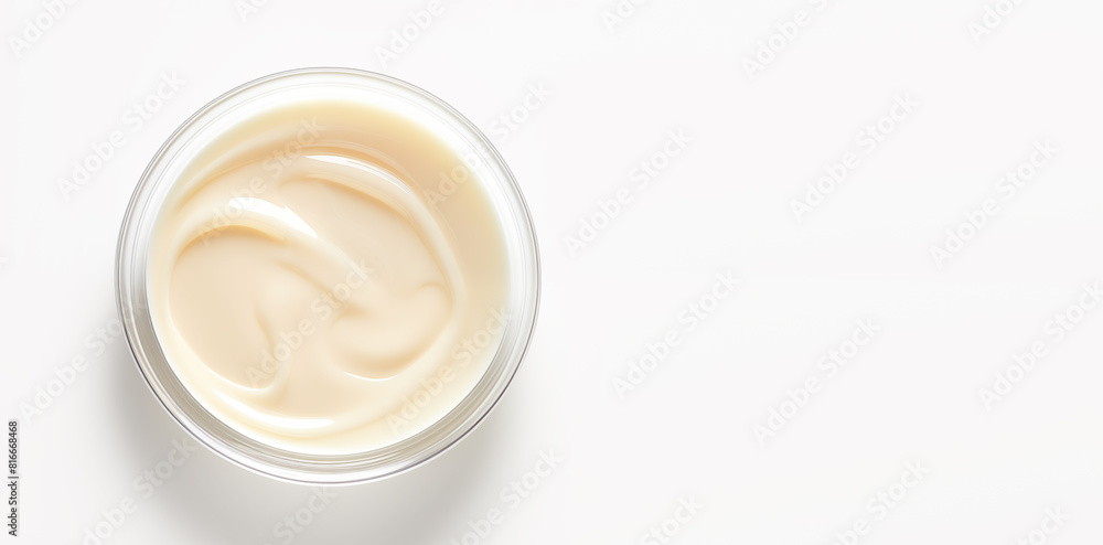 petri dish with cream smear sample on light background petri dish with cream smear sample on light background