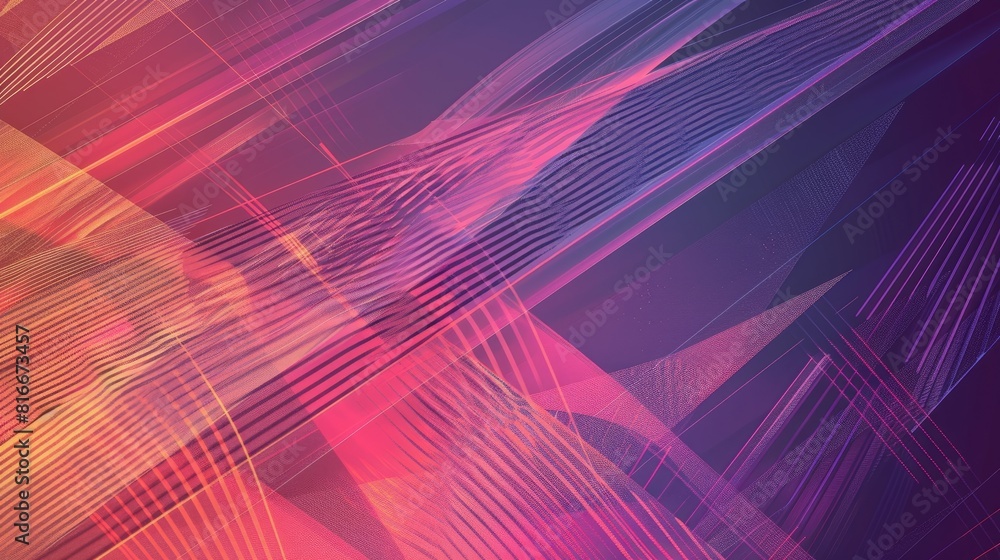 Fototapeta premium Geometric Polygonal Line and Shape Background in Abstract Technology