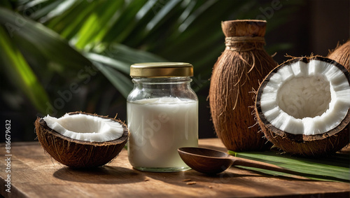 Image of coconuts and coconut oil 11