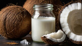 Image of coconuts and coconut oil 2