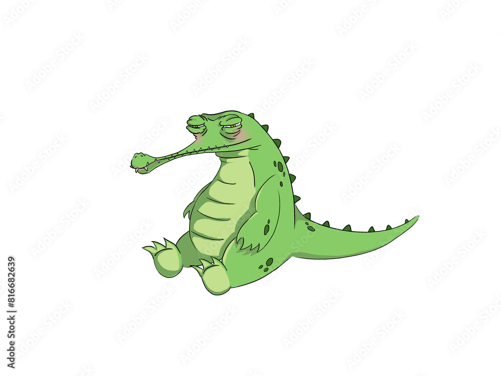 Fototapeta premium gavial crocodile