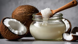 Image of coconuts and coconut oil 1