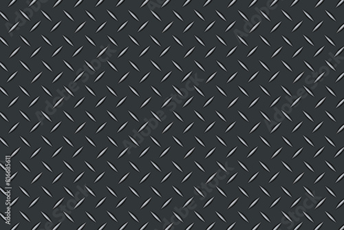 slip resistant non-slip anti-slip heavy duty profiled surface checker metal sheet plate floor seamless texture pattern background photo