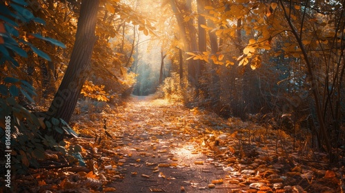 Autumnal Trail in the Park