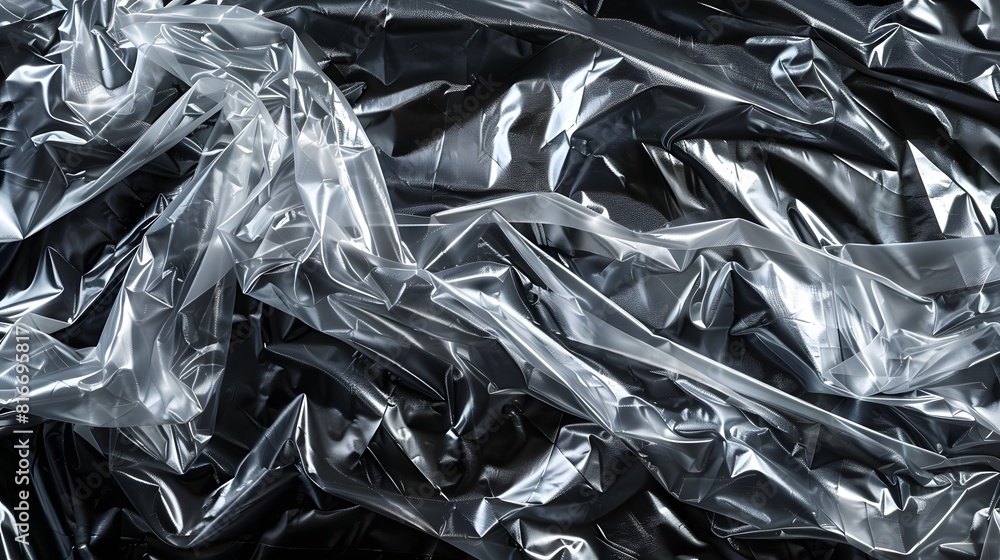 A Plastic wrap texture effect overlay A Plastic wrap texture effect overlay