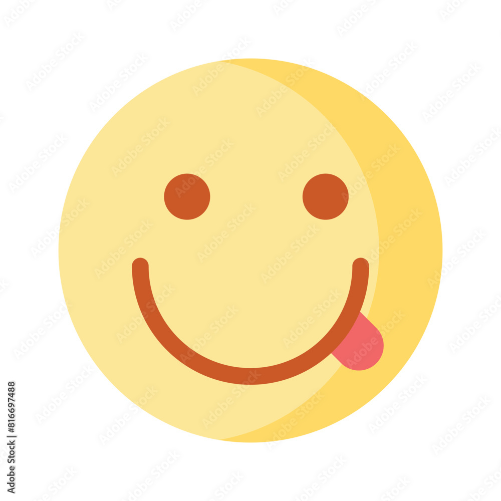 remium vector of savoring emoji in modern style remium vector of savoring emoji in modern style