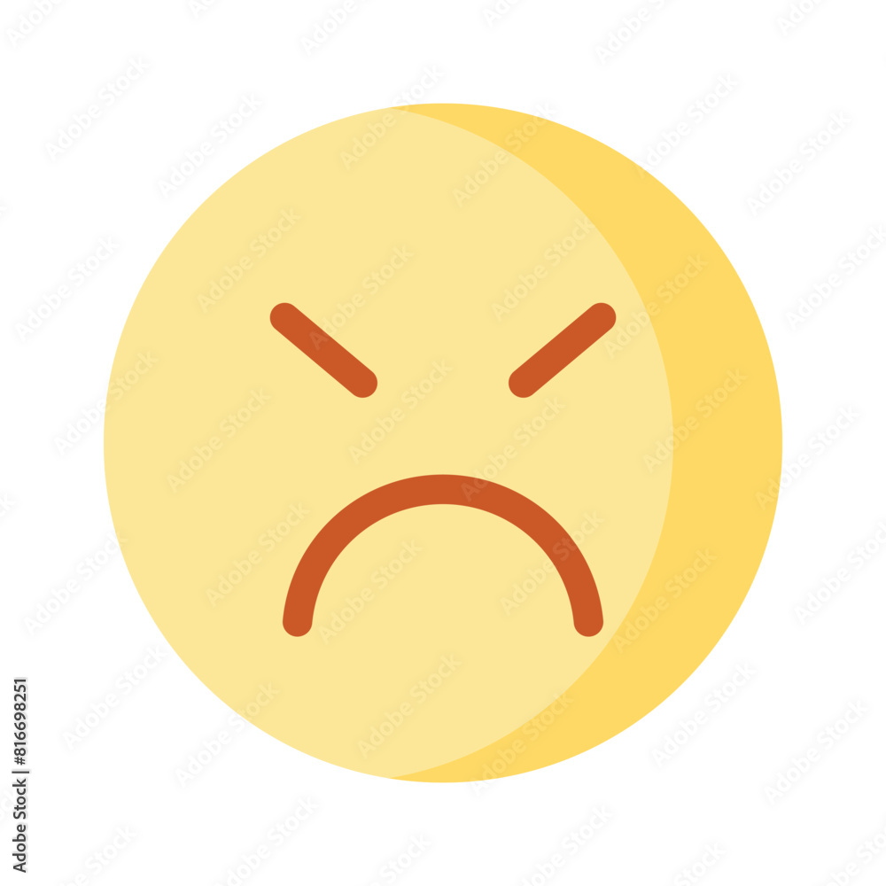 Have a look at this amazing icon of angry emoji, premium vector Have a look at this amazing icon of angry emoji, premium vector