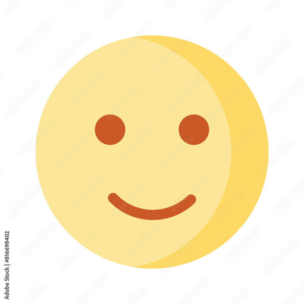 Fototapeta premium Creative vector of happy face emoji in modern style