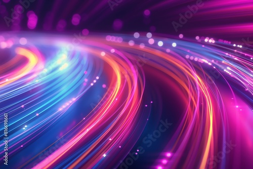 Road-defining light trails  the digitalization of the internet transmission speed notion  and networking concepts