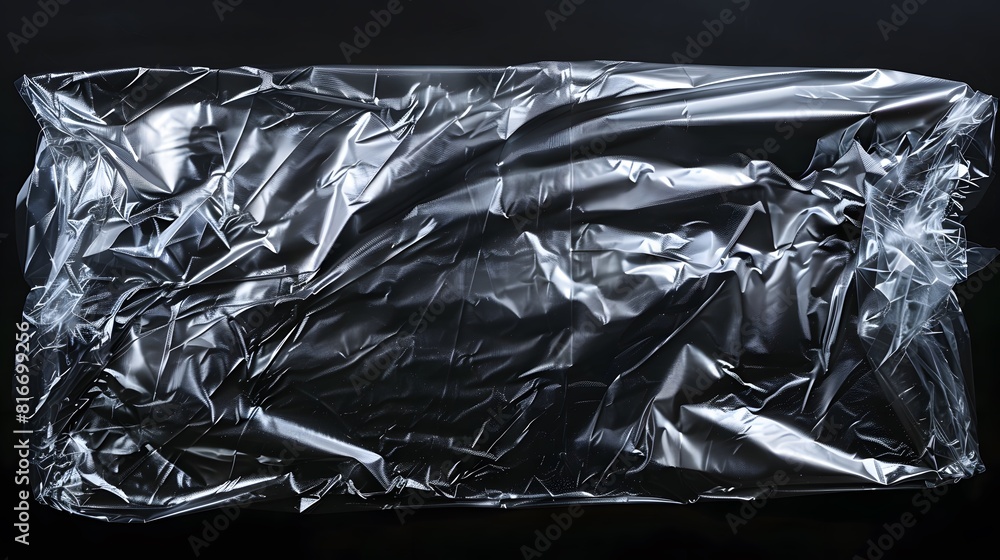 A Plastic wrap texture effect overlay A Plastic wrap texture effect overlay