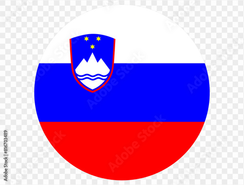 Slovenia flag button on png or transparent background. vector illustration. Free Download Slovenia flag button on png or transparent background. vector illustration. - GFXLoad