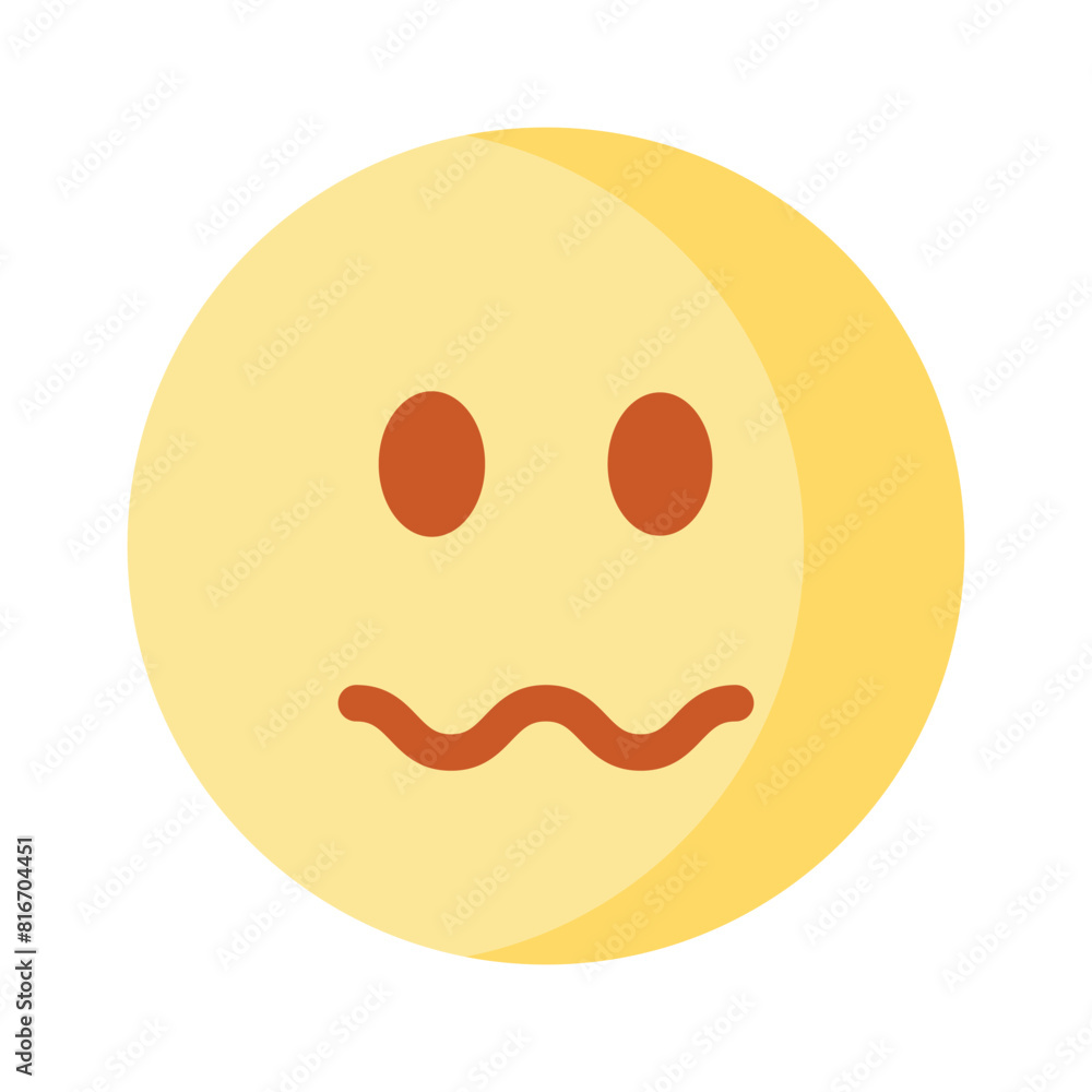Nervous emoji vector design, ready to use Nervous emoji vector design, ready to use