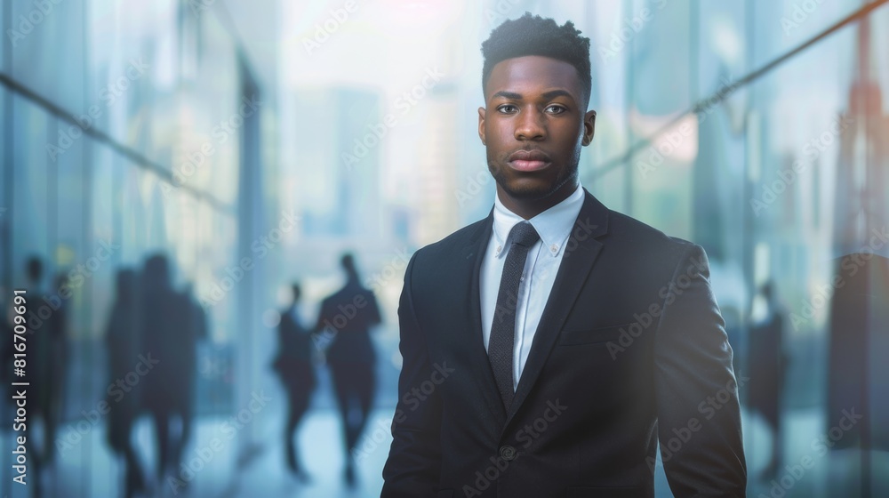 Confident Businessman in Urban Setting Confident Businessman in Urban Setting