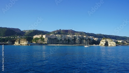 view from the sea, Tropea, Italy