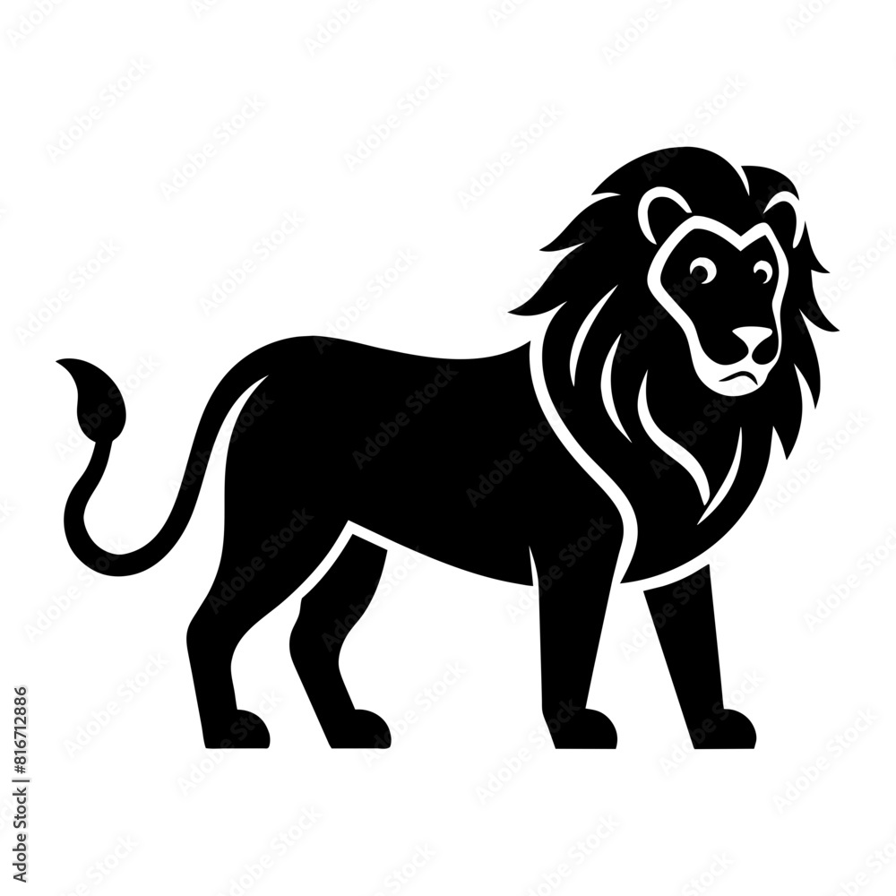 a minimalist lion vector art illustration with a solid white background. Ensure the design is high resolution to capture every detail with precision. a minimalist lion vector art illustration with a solid white background. Ensure the design is high resolution to capture every detail with precision.
