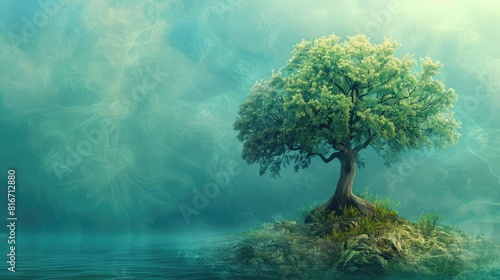 banner background of National Love A Tree Day theme banner design for microstock  no text  and wide copy space
