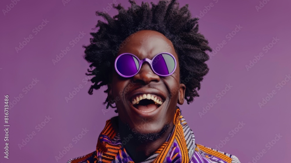 The Cheerful Man in Sunglasses The Cheerful Man in Sunglasses