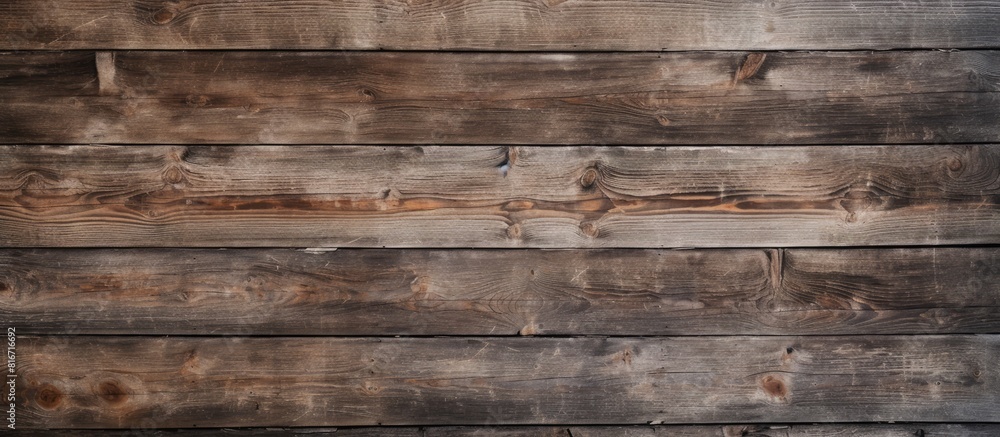 Fototapeta premium A weathered wood texture or background that provides copy space for images