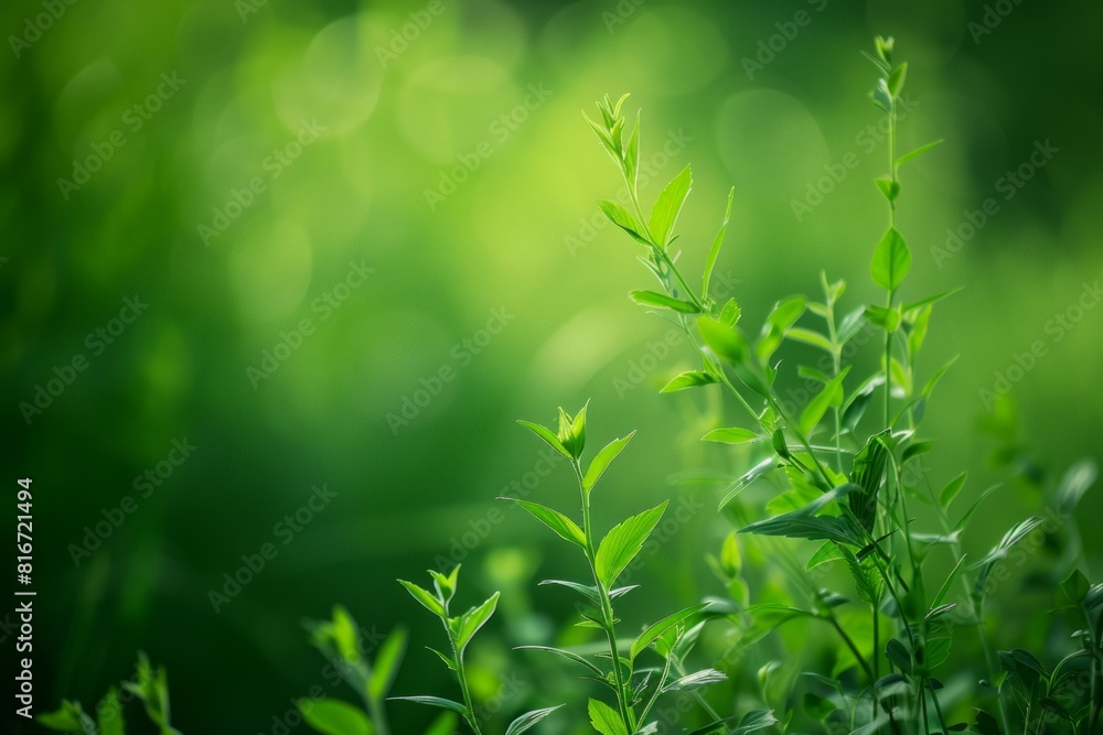 Fototapeta premium green with a green background