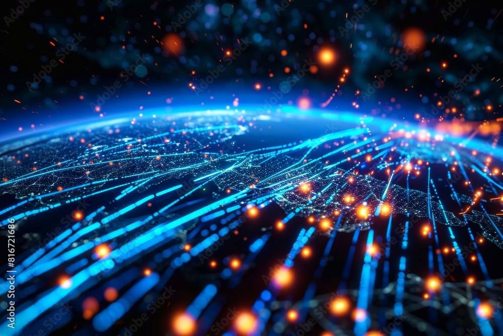Global worldwide network connect. Technology background Global worldwide network connect. Technology background