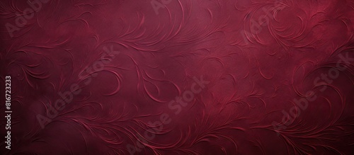Panel kuchenny z motywem A vintage abstract background in a deep red burgundy hue with an empty surface for copy space image and wallpaper design