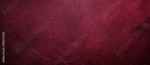 Panel kuchenny z motywem A vintage abstract background in a deep red burgundy hue with an empty surface for copy space image and wallpaper design