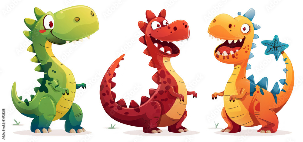 Fototapeta premium set of funny monsters