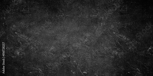 Black texture chalk board and black board background. stone concrete texture grunge backdrop background anthracite panorama. Panorama dark grey black slate background or texture.