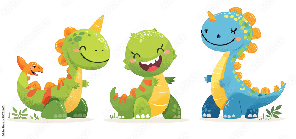 Fototapeta premium set of funny monsters