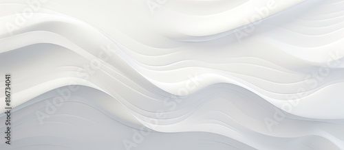 Copy space image of a white blank background with a textured design element