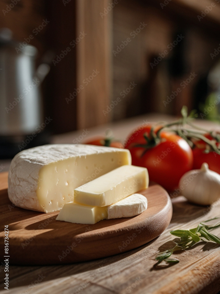 Mature cheese on the rustic wooden table, healthy countryside lifestyle concept. Mature cheese on the rustic wooden table, healthy countryside lifestyle concept.