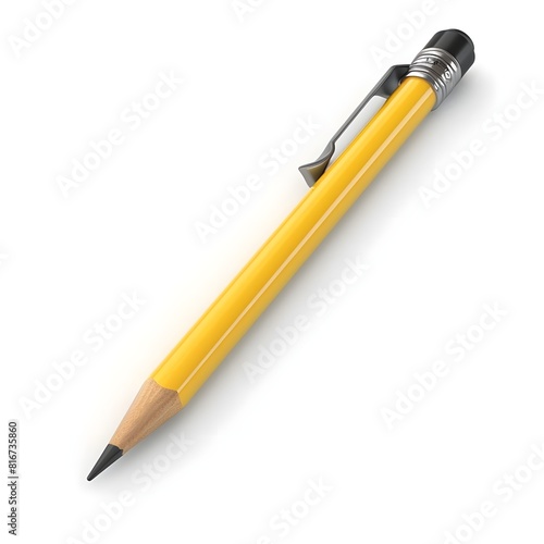 pencil and eraser, Used or worn yellow pencil with eraser isolated on white background, 
pencil, school, pen, sharp, office, education, wood, draw, object, write, yellow, eraser, writing, color, art, 