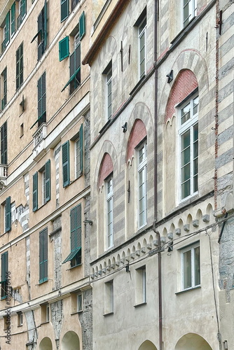 palazzi storici di genova italia, historical buildings in genoa italy  © picture10