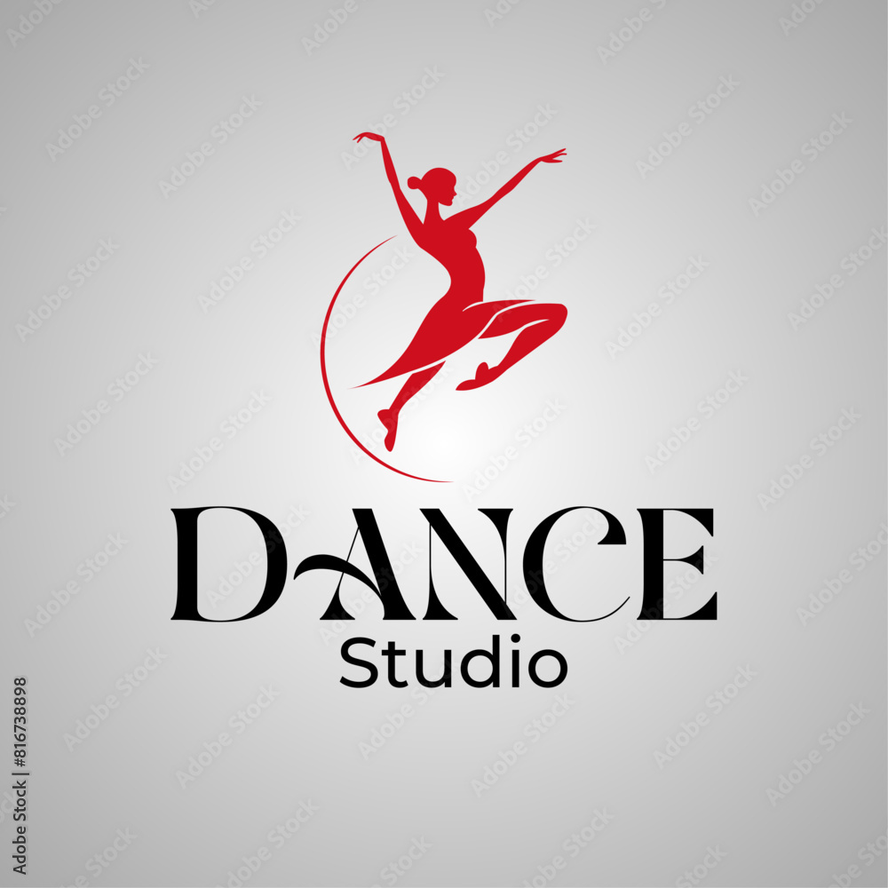 Obraz premium Logo for a Dance Studio