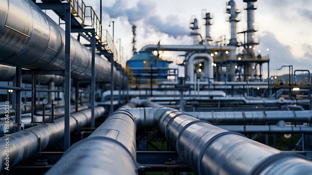 Oil and gas pipelines and industrial buildings Oil and gas pipelines and industrial buildings