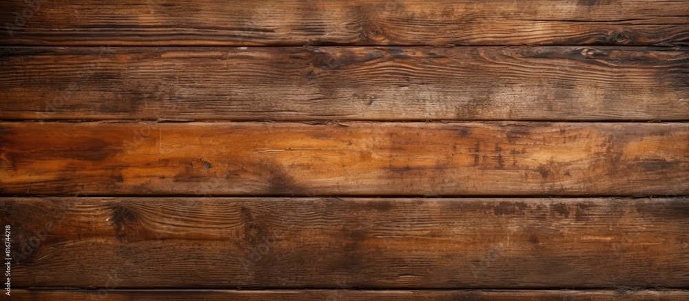 A weathered wooden background with an old brown texture offering copy space for images A weathered wooden background with an old brown texture offering copy space for images
