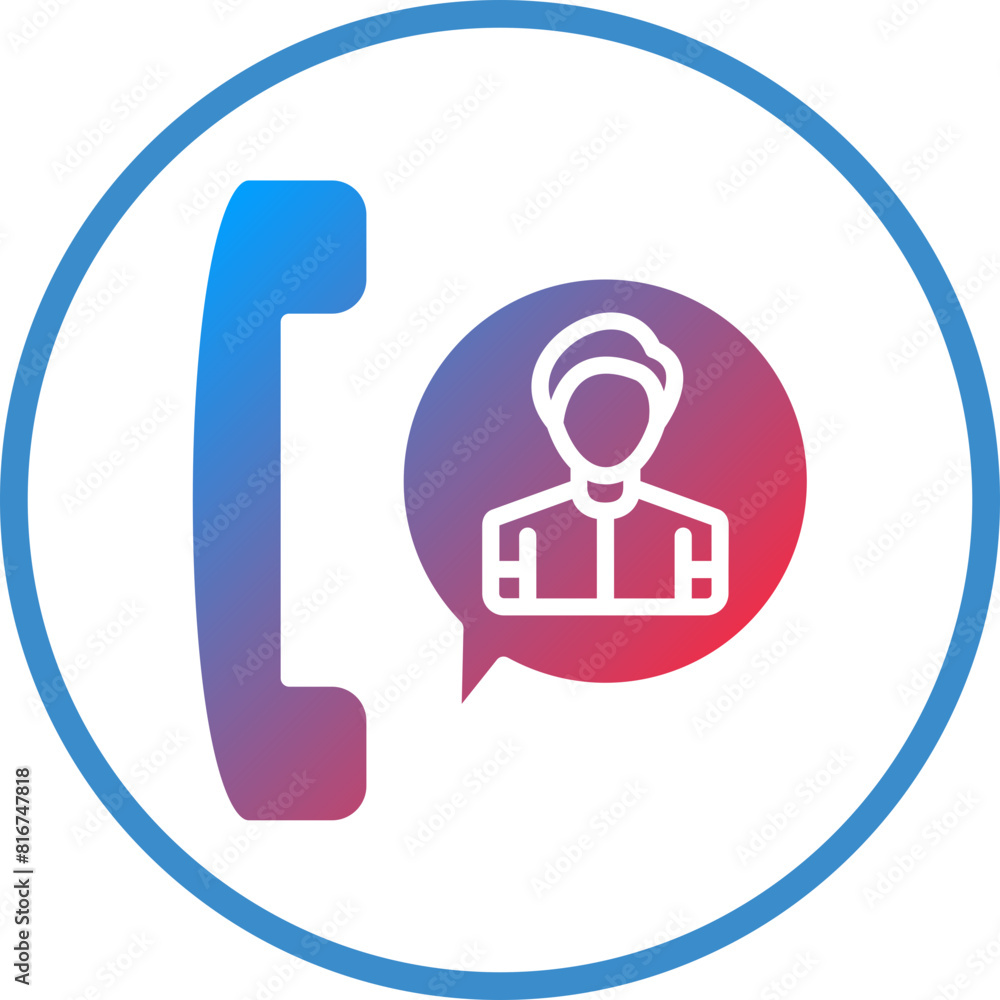 Vector Design Contacting Candidates Icon Style Vector Design Contacting Candidates Icon Style