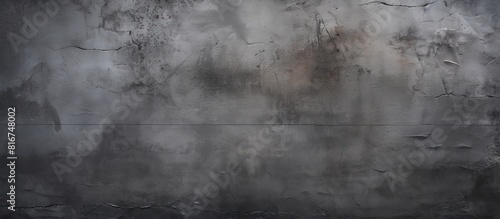 A unique wall texture with a dark stucco concrete background provides an abstract and grunge inspired decorative design The copy space image showcases its artistic qualities