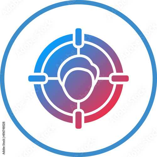 Vector Design Headhunting Icon Style