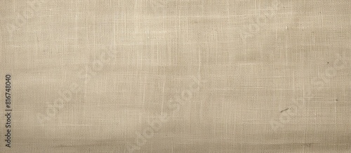Unprimed linen canvas background perfect for painting with ample copy space image