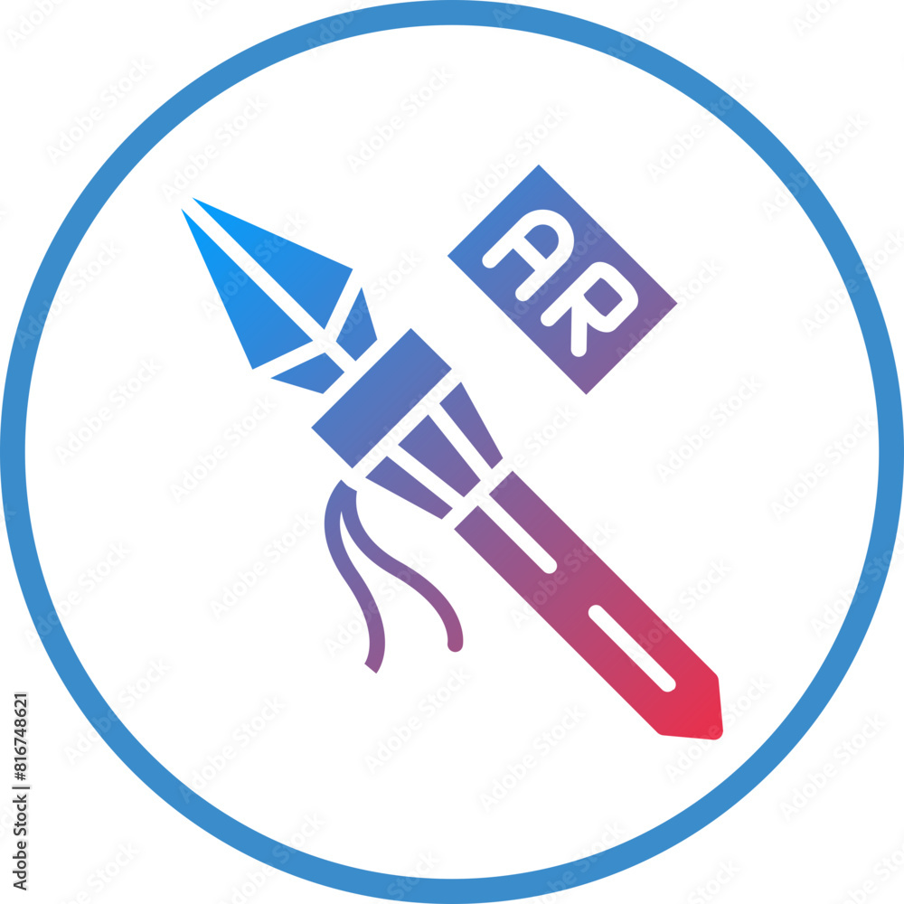 Vector Design Ar Spear Throwing Icon Style Vector Design Ar Spear Throwing Icon Style