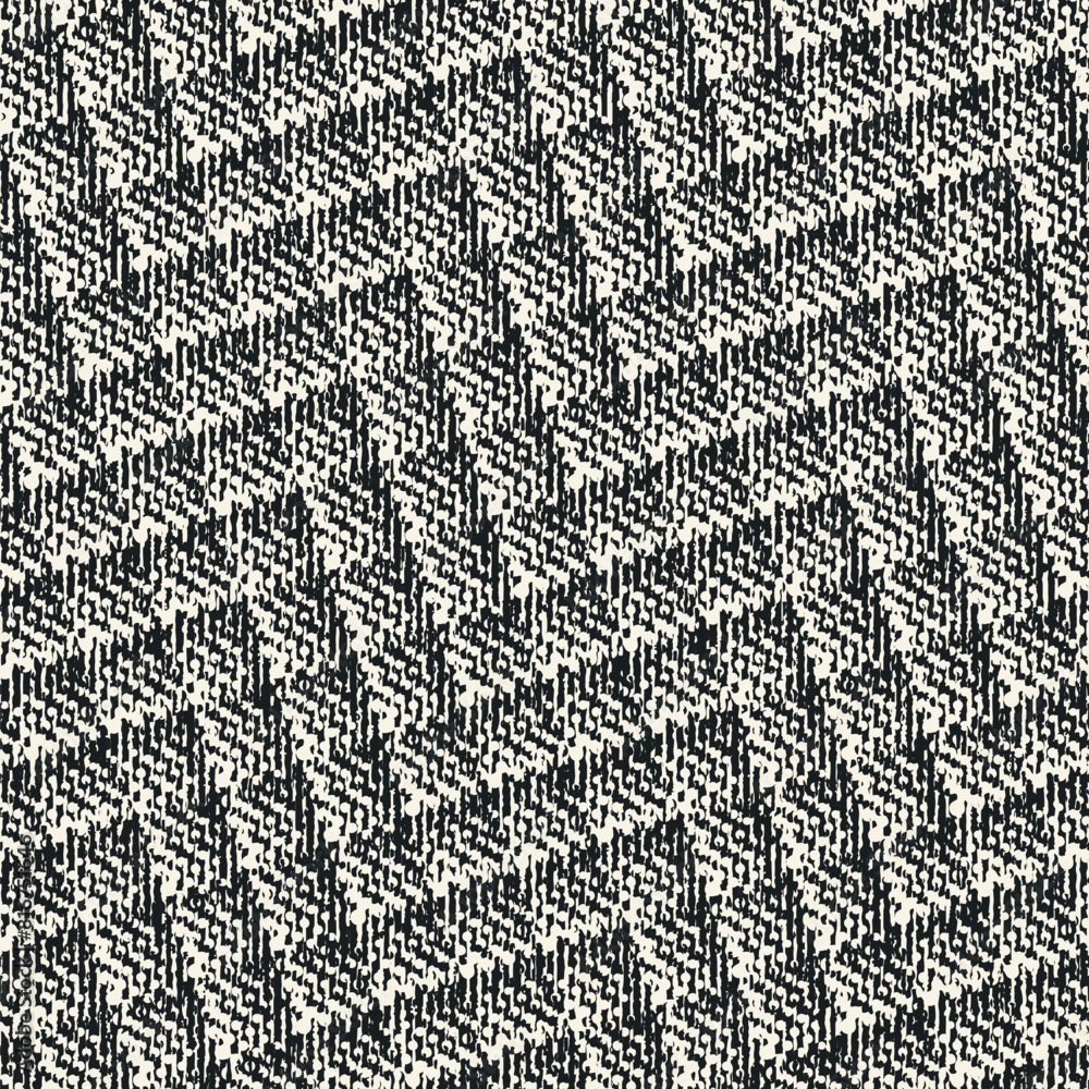 Monochrome Grain Subtle Checked Pattern