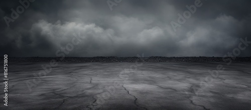 New fresh asphalt creates a visually enticing copy space image with its background texture