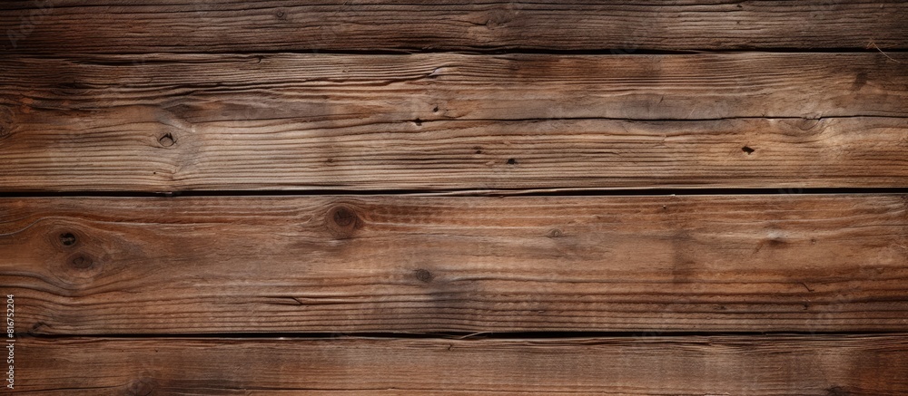 Naklejka premium A copy space image featuring the texture of a wooden background