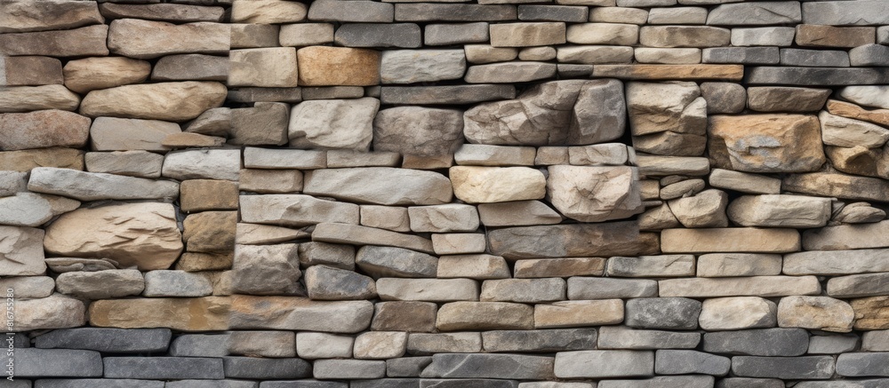 The various formations of stones and walls create a diverse range of textures that are perfect for backgrounds in images. copy space available