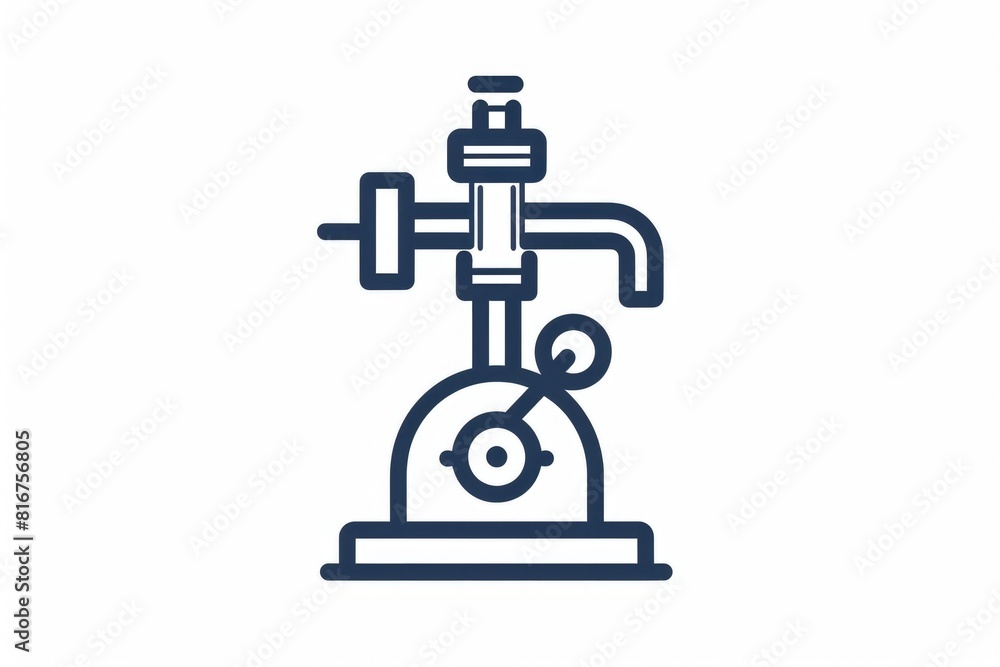 A machine sitting on top of a table. Suitable for technology concepts A machine sitting on top of a table. Suitable for technology concepts