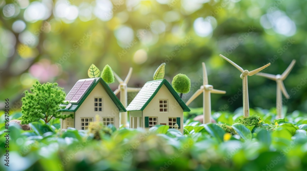 Eco-Friendly Homes with Solar Panels and Wind Turbines Eco-Friendly Homes with Solar Panels and Wind Turbines