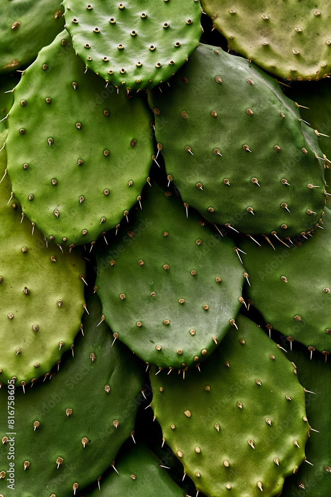 Prickly pear cactus background Prickly pear cactus background