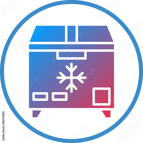 Vector Design Freezer Icon Style