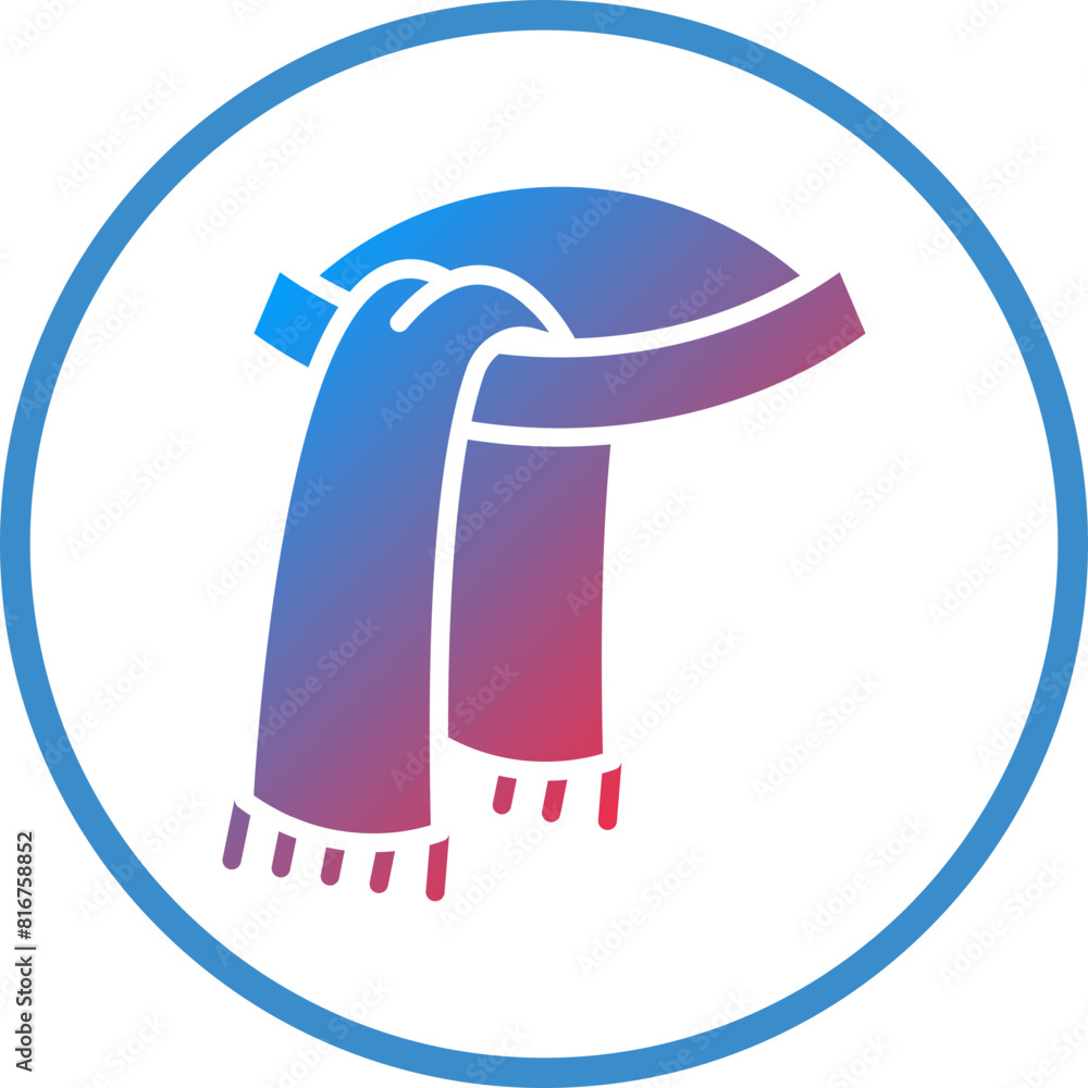 Vector Design Scarf Icon Style Vector Design Scarf Icon Style